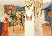 Carl Larsson Mother Kersti china oil painting reproduction